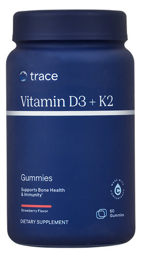 Vitamin D3+K2 Gummies Strawberry 60 Gummies