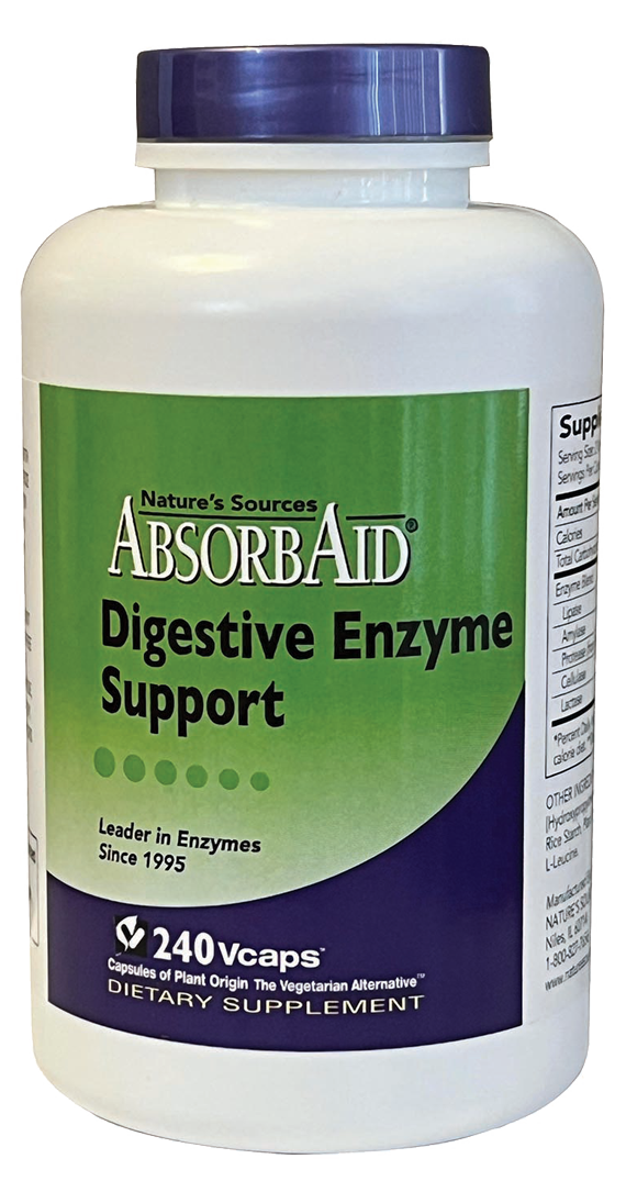 AbsorbAid Digestive Enzyme Support 240 Capsules – inlandwellnessandvitality